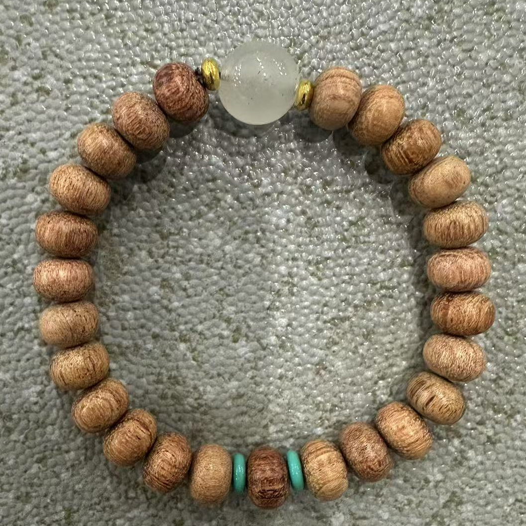 T61 桃木0.9cm药片手串