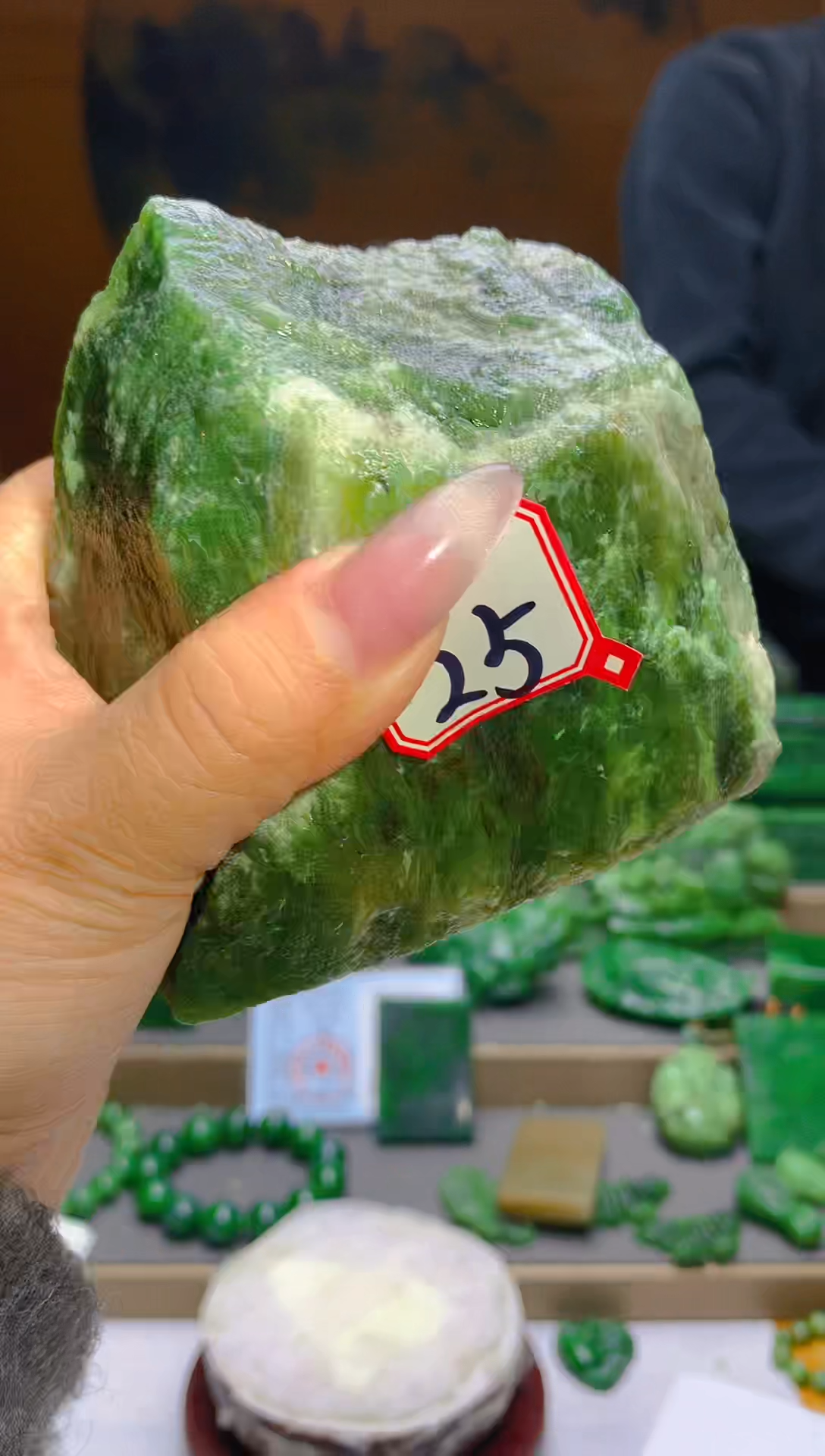 【闪购商品】和田玉（碧玉）珠宝半成品未镶嵌1