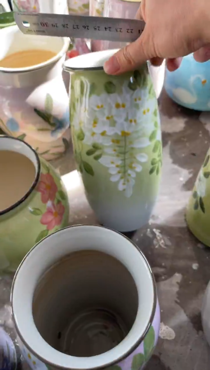 瓶瓷景德镇手绘花瓶