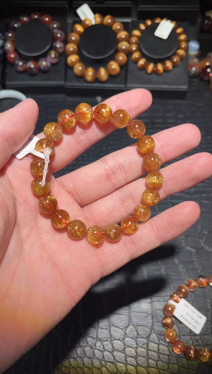 【闪购商品】水晶手链未镶嵌单圈发晶A9（多样性发其一）