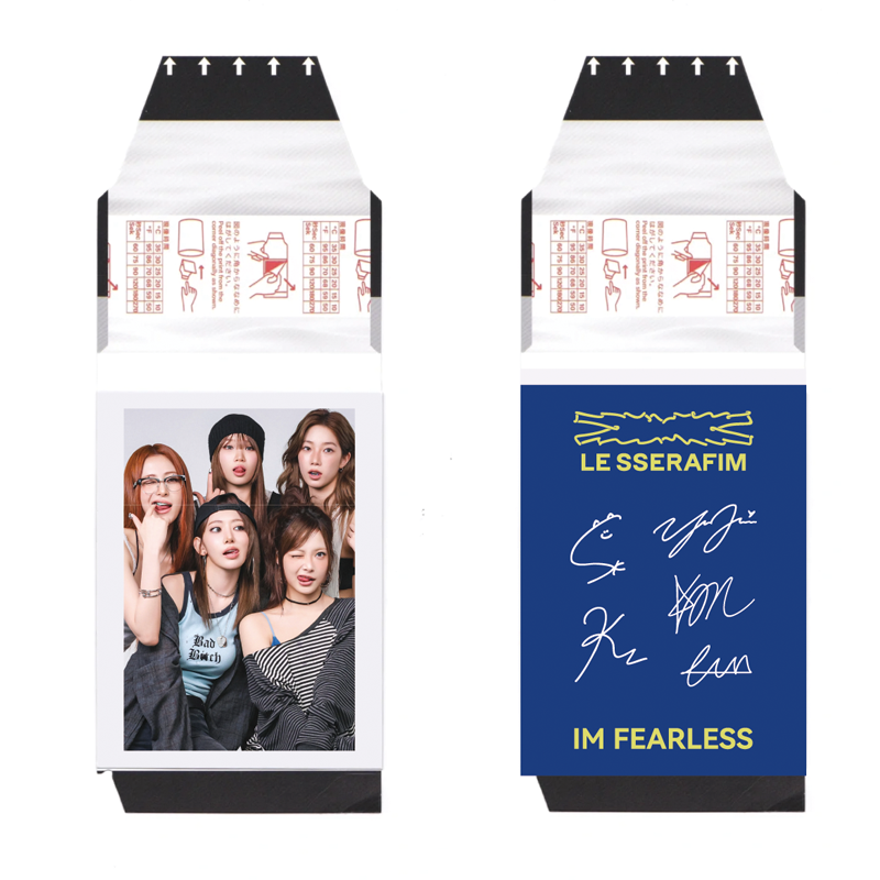 【不拆直邮】LE SSERAFIM撕拉拍立得【盲盒卡牌】