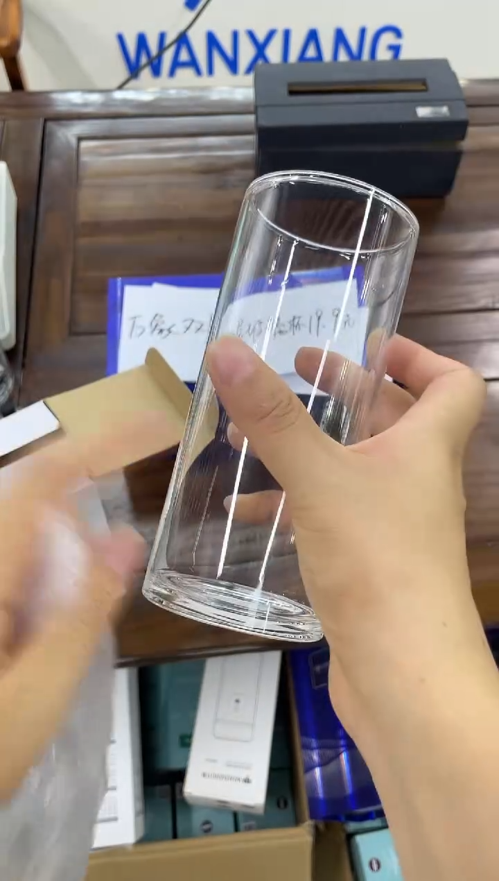高硼硅玻璃盖子款小熊单层牛奶杯9910-510ml