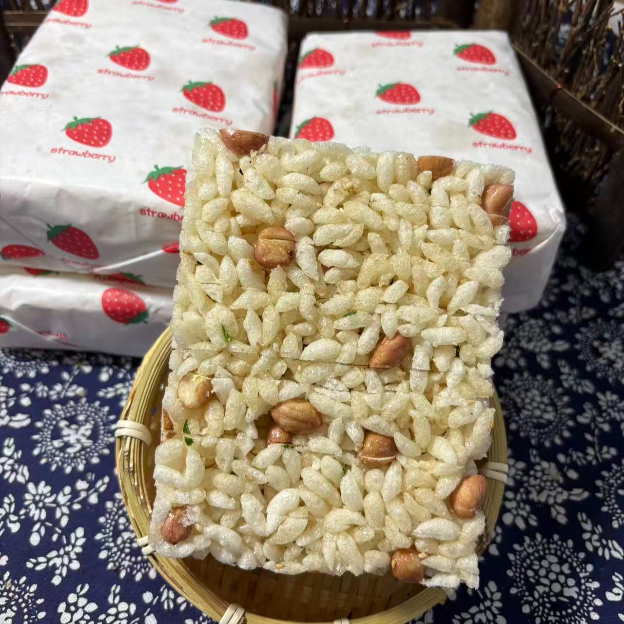 筠连手工炒米糖纯手工小时候味道