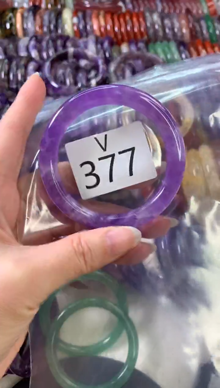 【闪购商品】水晶水晶手镯V未镶嵌377-53