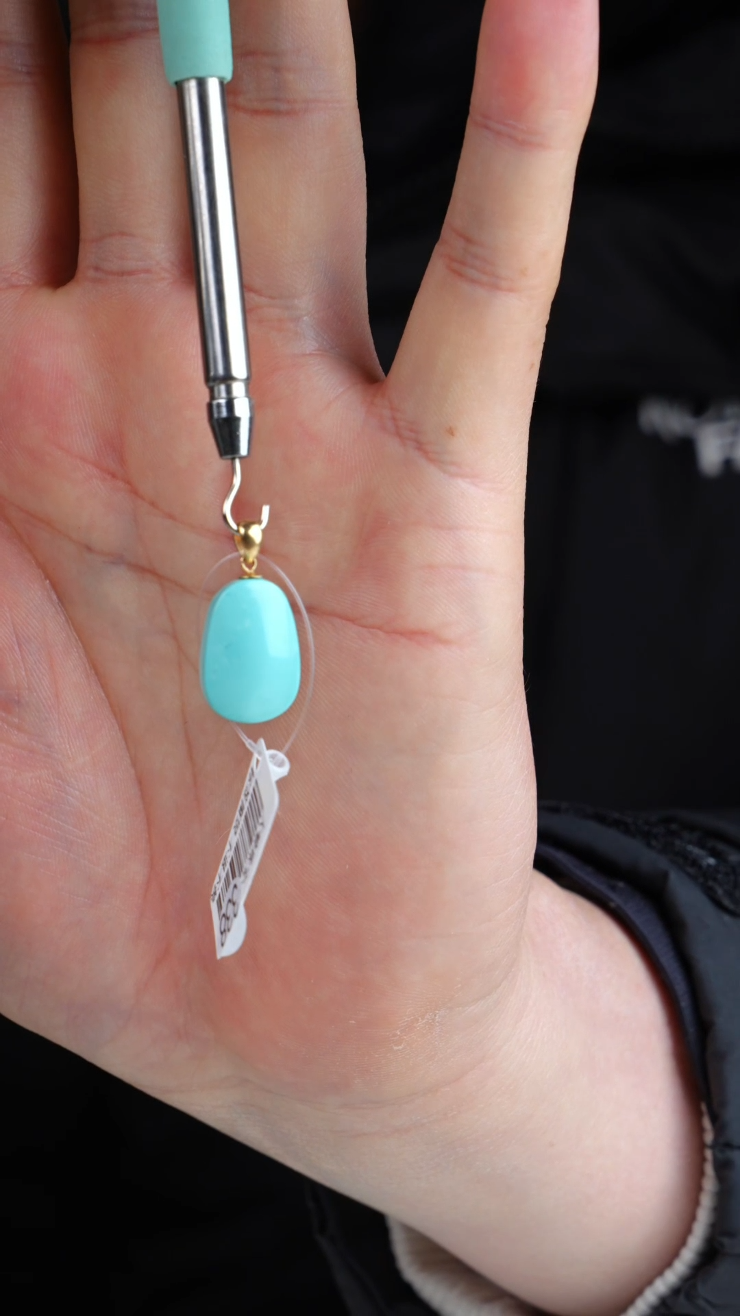 【闪购商品】绿松石吊坠(不含链)18K金镶嵌1