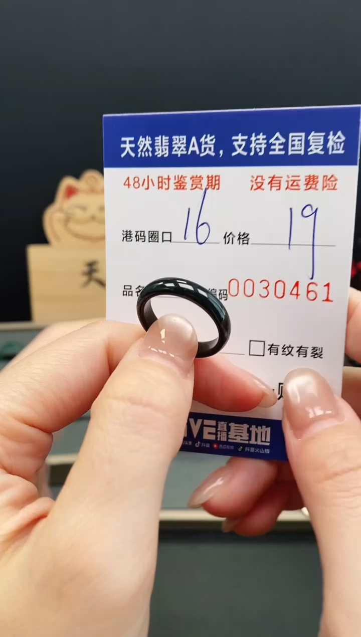 未镶嵌戒指翡翠0461
