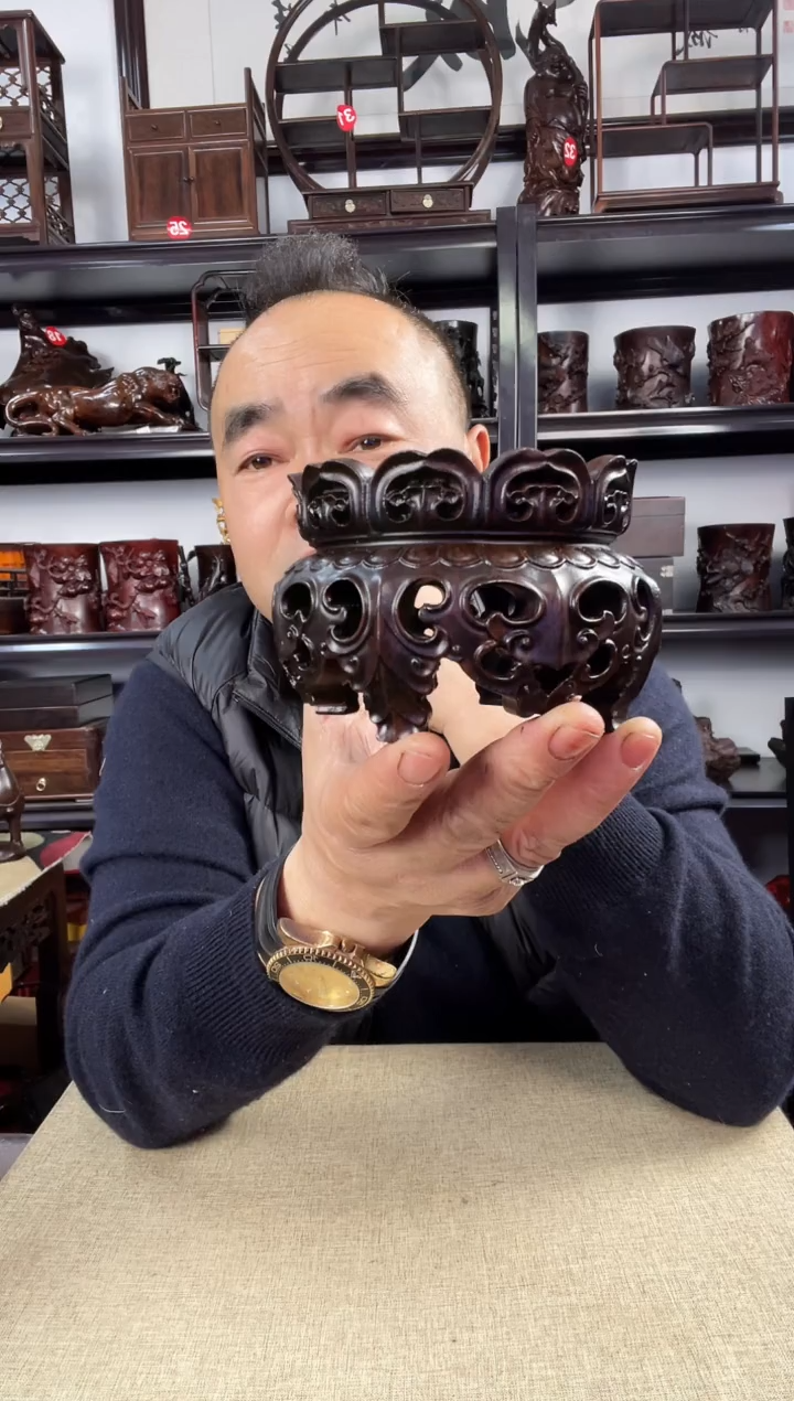 木老李红木工艺品新莲