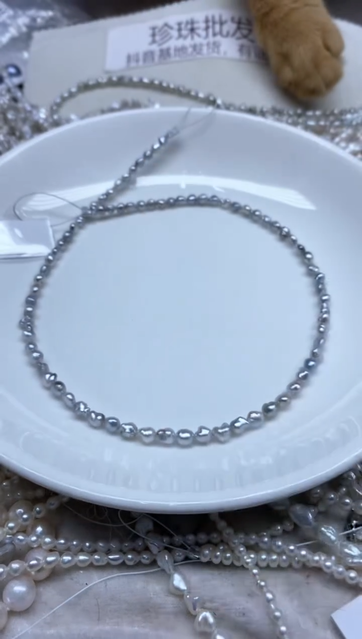 海水珍珠未镶嵌颈饰5mm