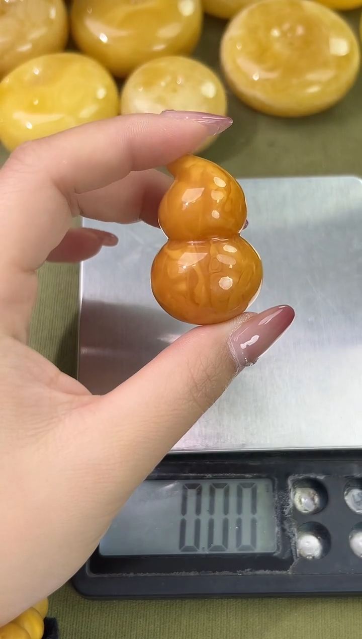 裸石琥珀未镶嵌天然琥珀蜜蜡吊坠