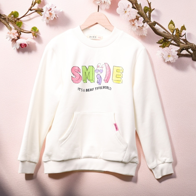 B7-712生儿童春秋加内衬厚卫衣(40553)