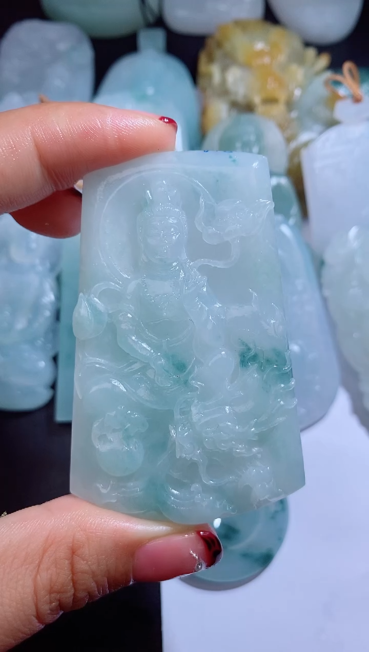 【闪购商品】定制翡翠未镶嵌毛货不支持退换付款后联系客服确认抛光