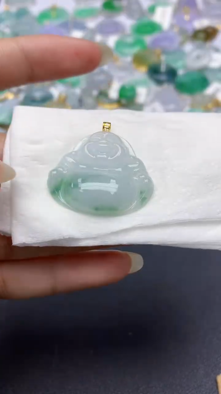 颈饰未镶嵌翡翠天然缅甸a货翡翠百元以上9元证书费自理