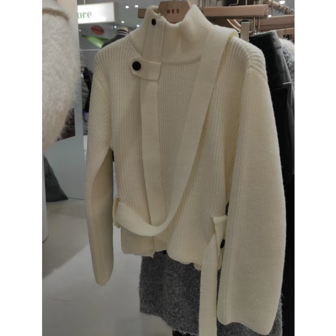 毛衣-NO退换 接受再拍 Y-P-616-2 长袖女网红百搭立领