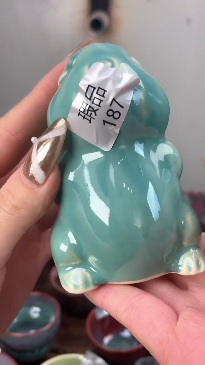 【闪购商品】摆件钧瓷手工茶器窑变