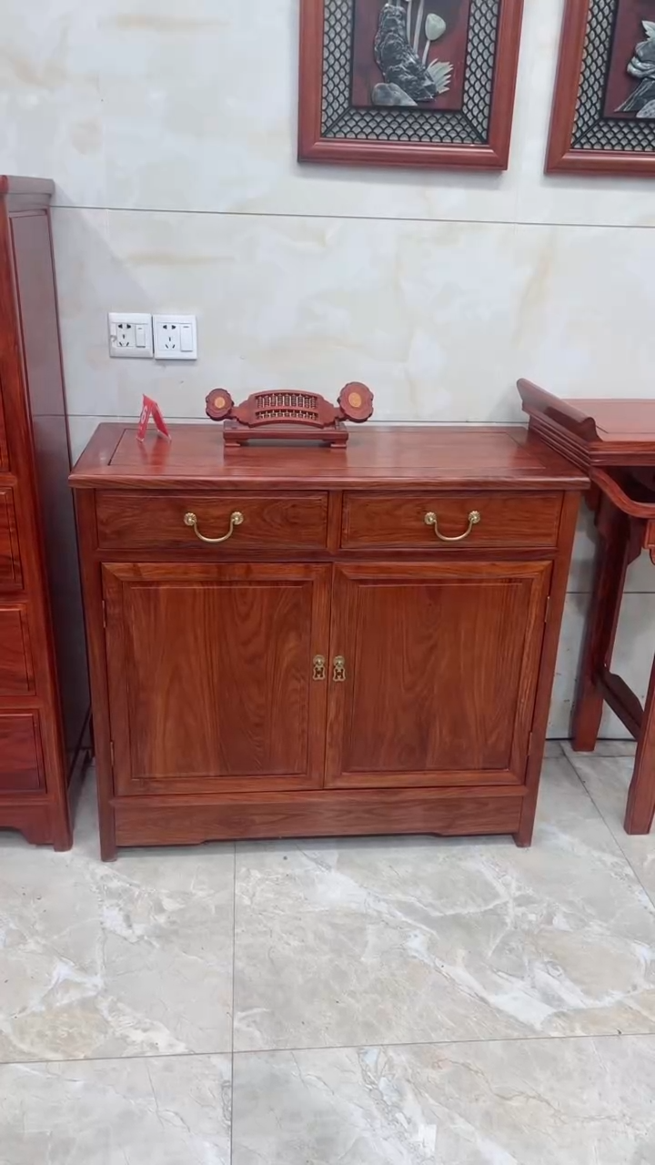 【闪购商品】花梨木类成套家具刺猬紫檀90餐边柜