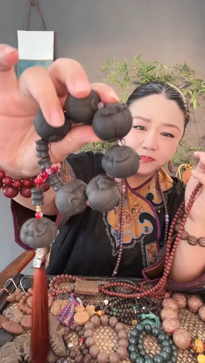 泥塑【栀子牛头手捻】古法合香