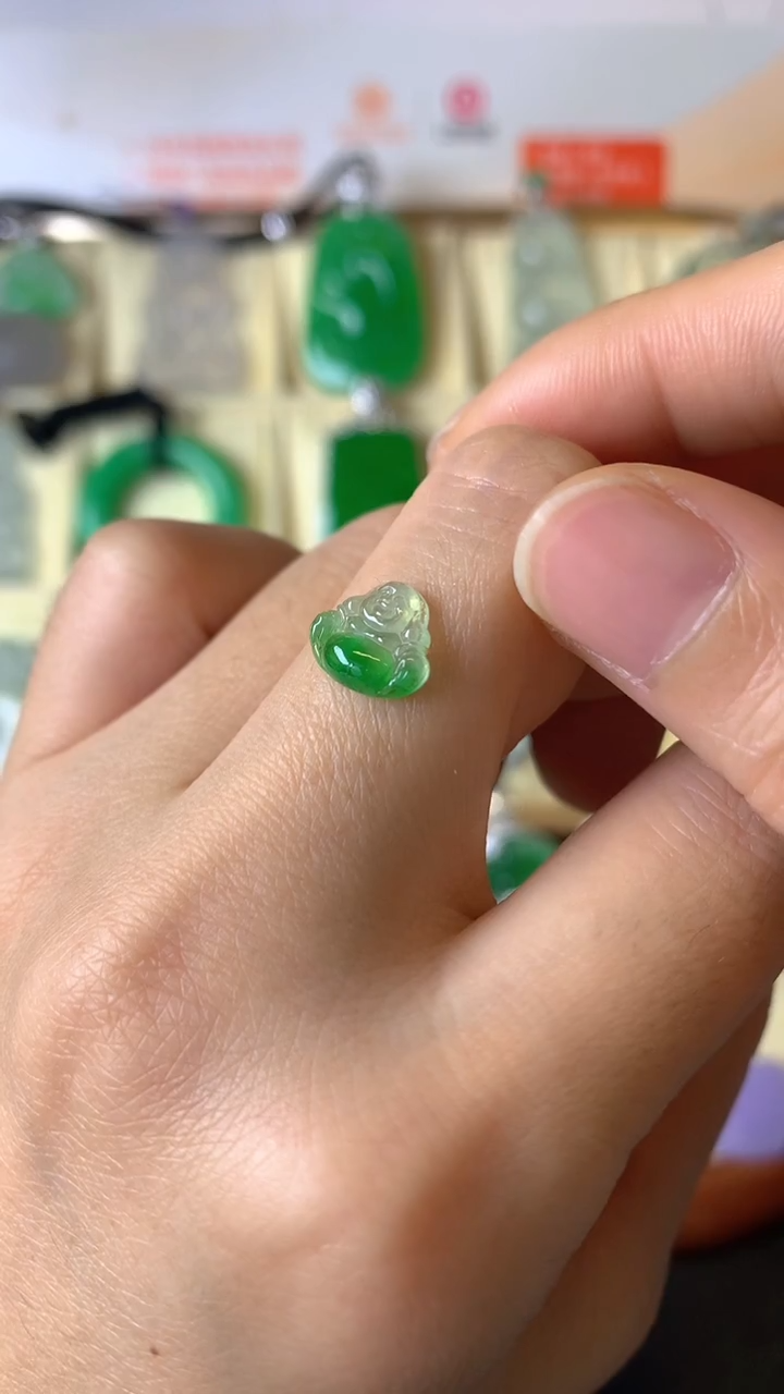 【闪购商品】定制翡翠未镶嵌1裸玉（客户意向镶嵌）