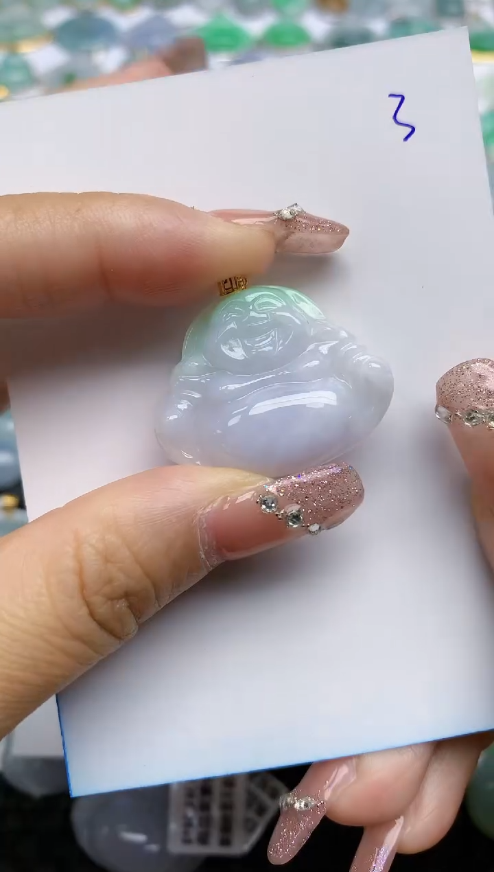 【闪购商品】翡翠颈饰未镶嵌天然A货翡翠 3