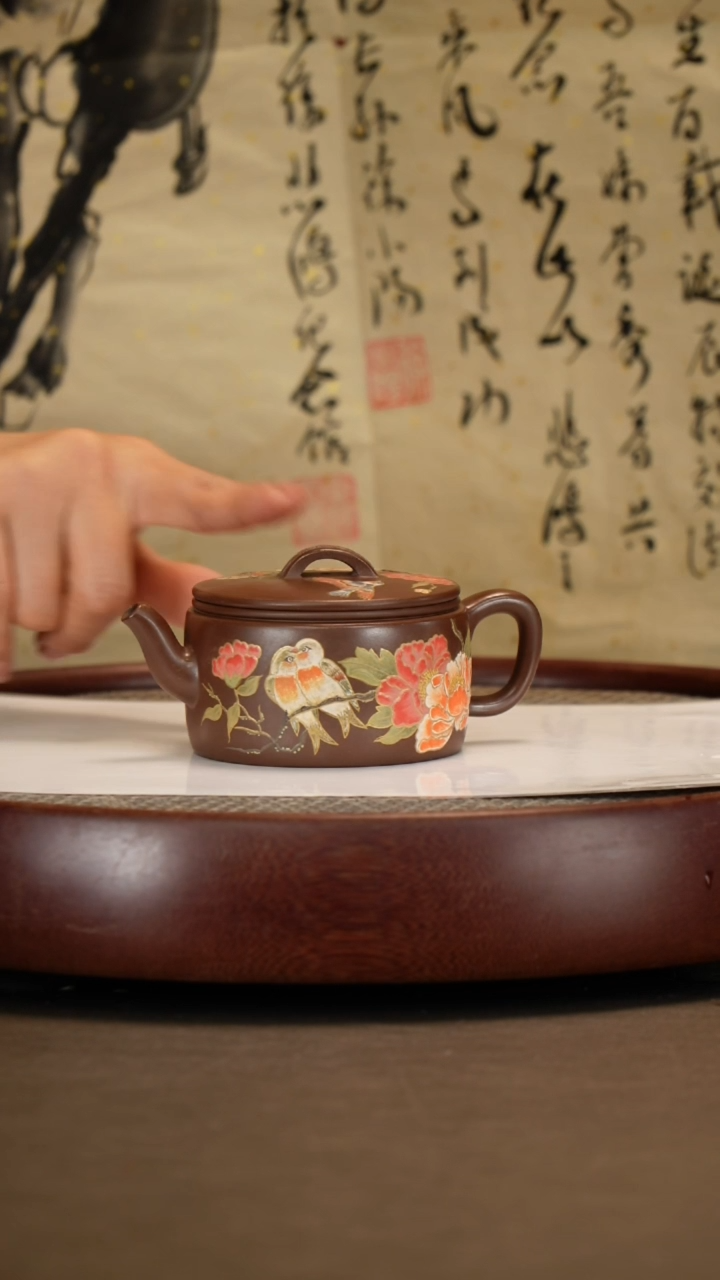 【闪购商品】紫砂茶壶【曹秀芬】底槽清 汉瓦 230cc