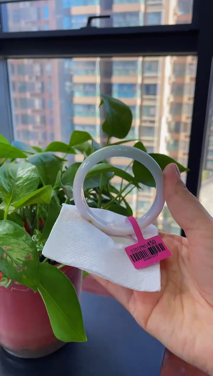 翡翠手镯未镶嵌016手镯57.7