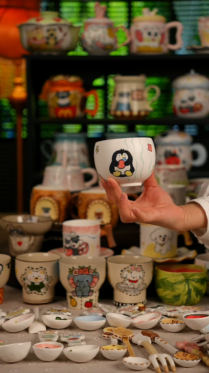 陶瓷无盖款企鹅蛋杯