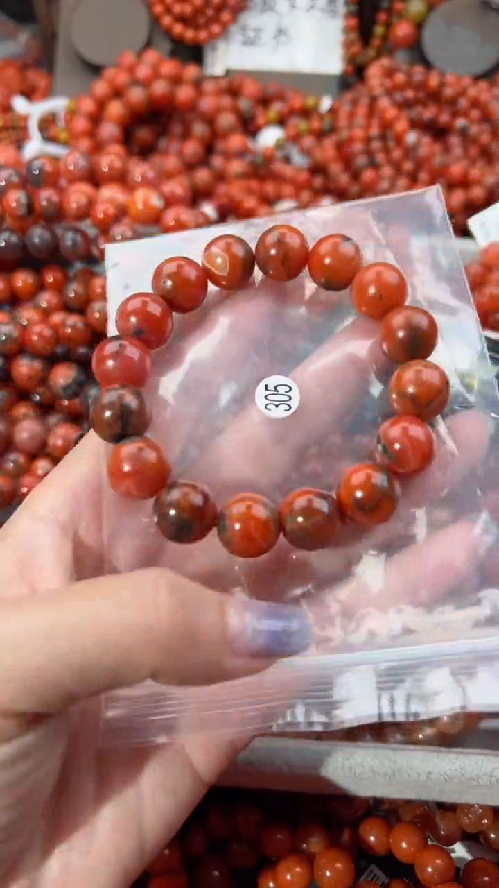 【闪购商品】南红玛瑙手串未镶嵌13+