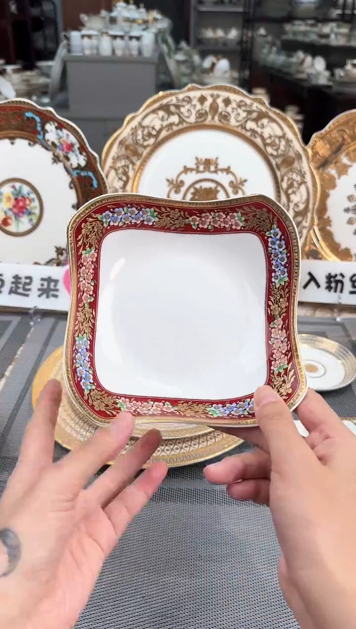 【闪购商品】瓷片6寸方形沙拉碗2个春节活动  福利价