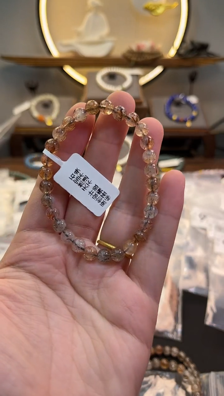 未镶嵌手链发晶货号955