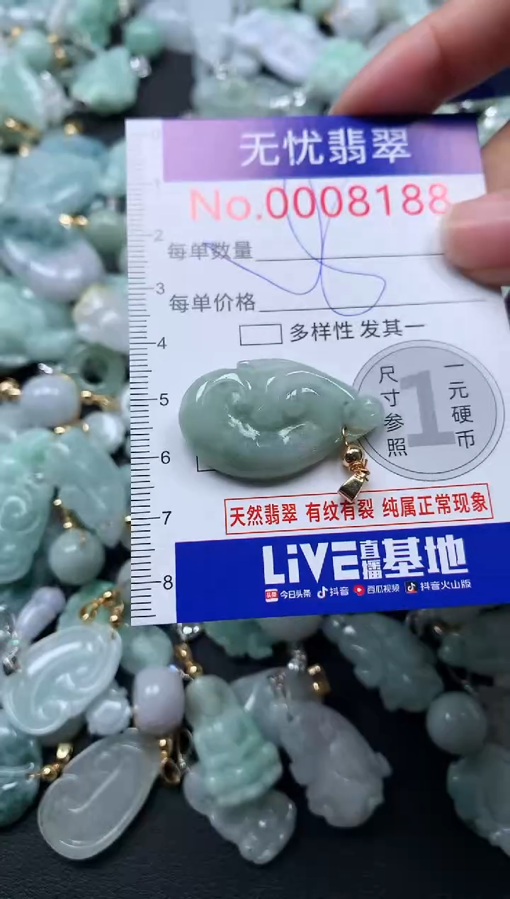 颈饰未镶嵌翡翠8188