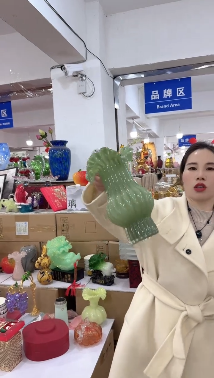 【闪购商品】无铅玻璃美全花器-x-早29