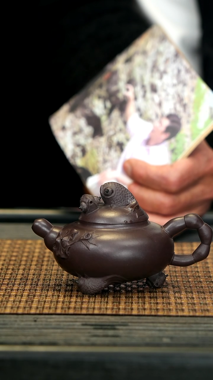 【闪购商品】紫砂茶壶YJJ69五鱼荷 小