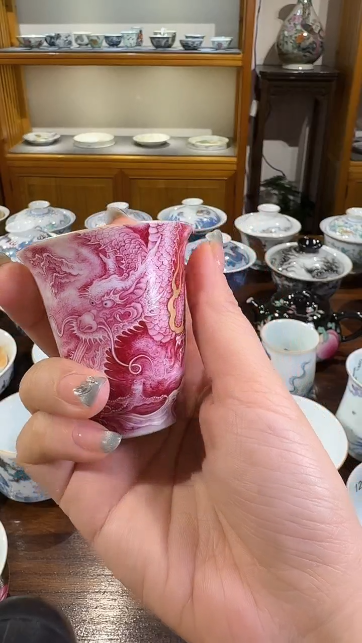 Y**.景德镇手工手绘陶瓷杯