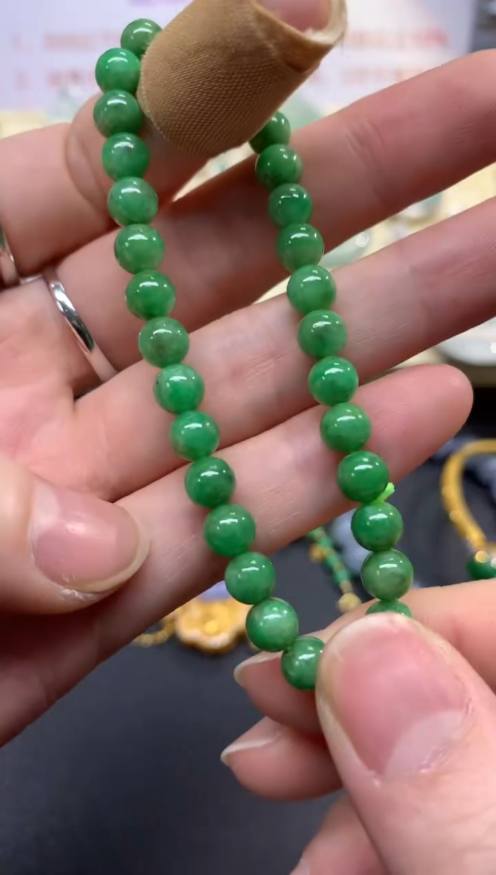未镶嵌手串翡翠手串|1000+100