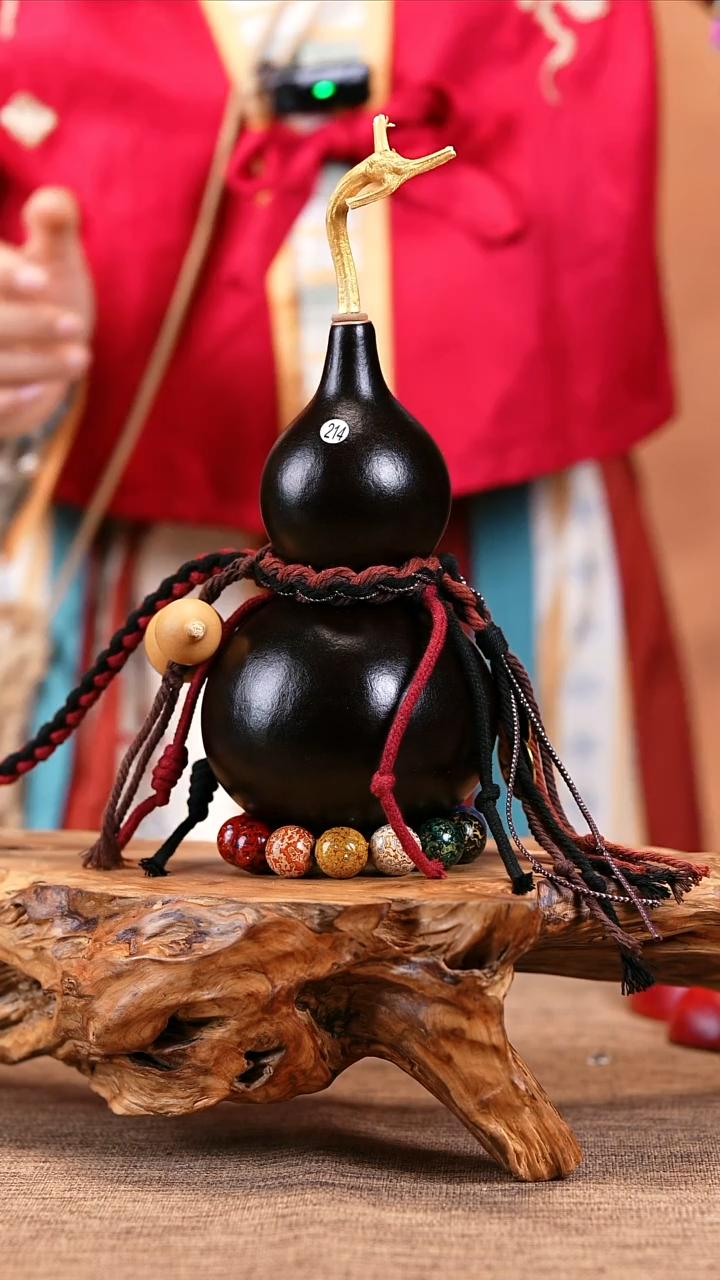 【闪购商品】214—光岳葫天然大漆酒葫芦不含漆珠