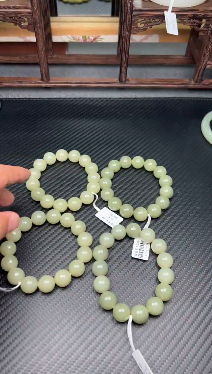 未镶嵌手串和田玉若羌微色差卡14多样性发货拍一发一mK