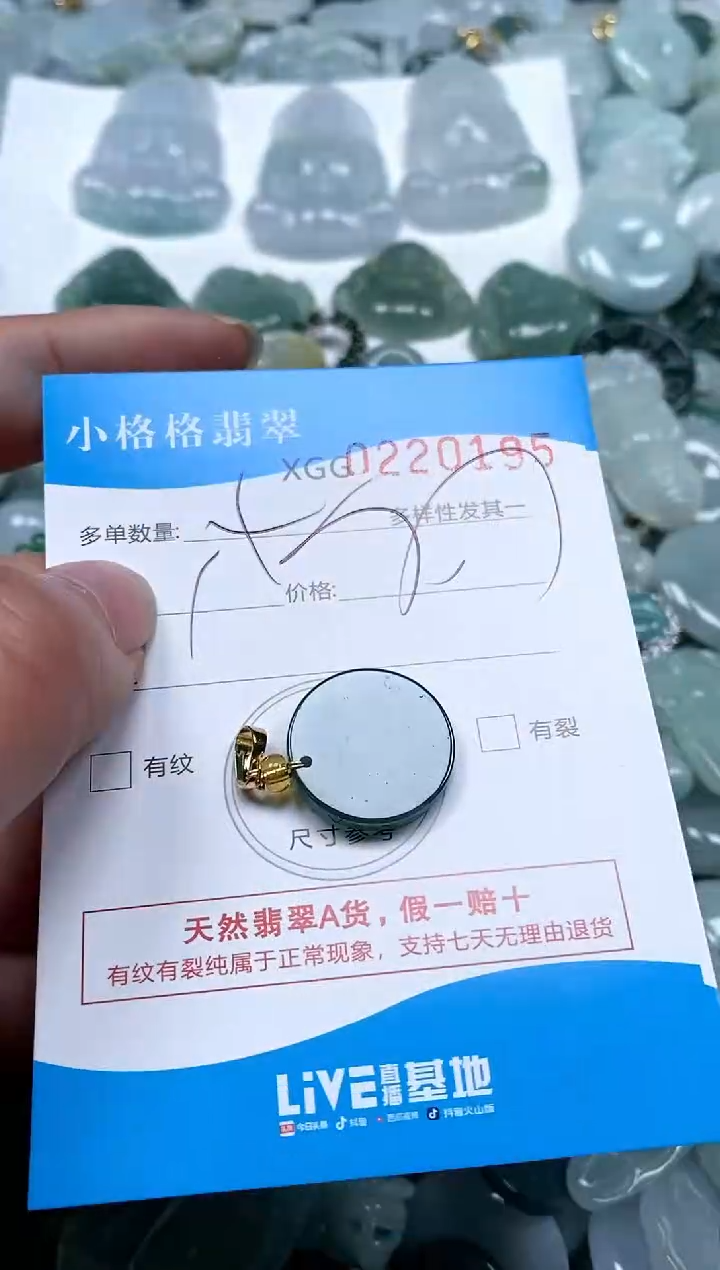 【闪购商品】翡翠颈饰未镶嵌闪购商品0220195多样性