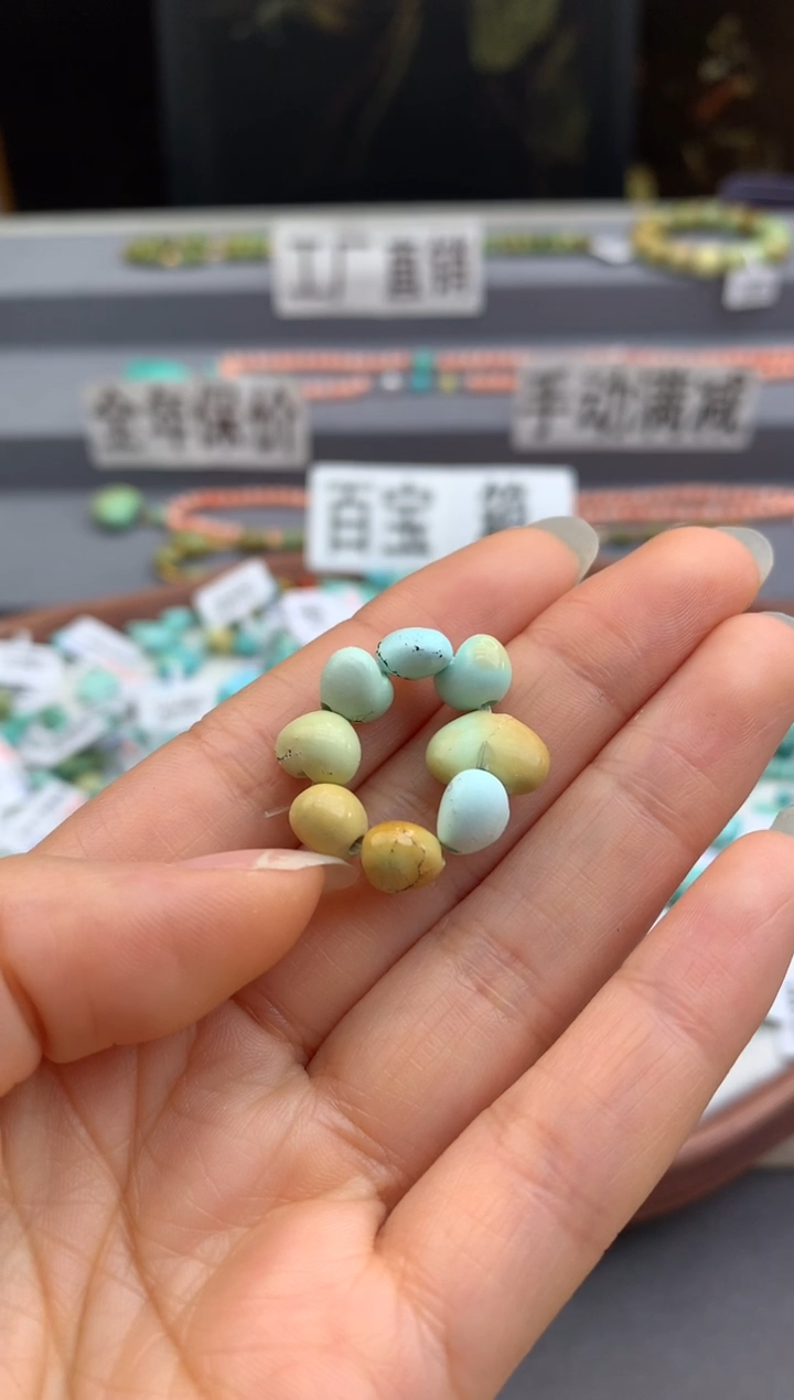 未镶嵌绿松石爱心一手定制茜.n50