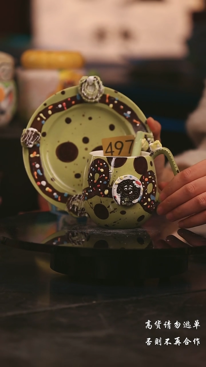 陶瓷景德镇可爱设计师款陶瓷 