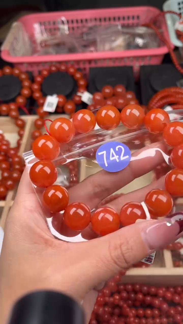 【闪购商品】南红玛瑙珠宝奇石未镶嵌742-15+