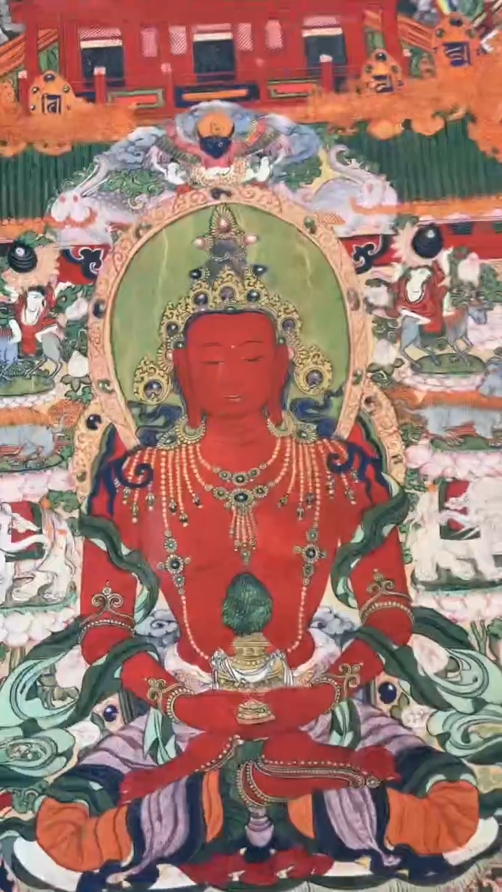 装裱画唐卡藏艺术阁手绘作品TK16098