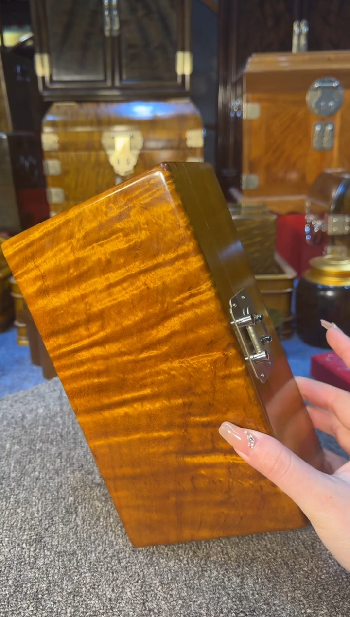 【闪购商品】乌木类成套家具金丝楠木首饰盒Y20