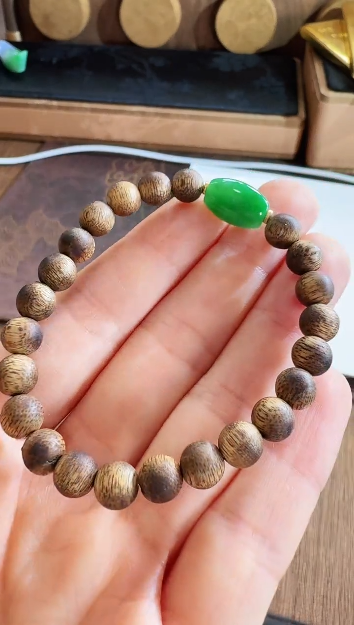 未镶嵌手链翡翠手串