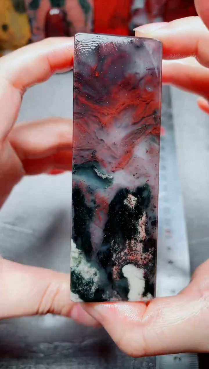 桂林鸡血玉素章3.0左右19