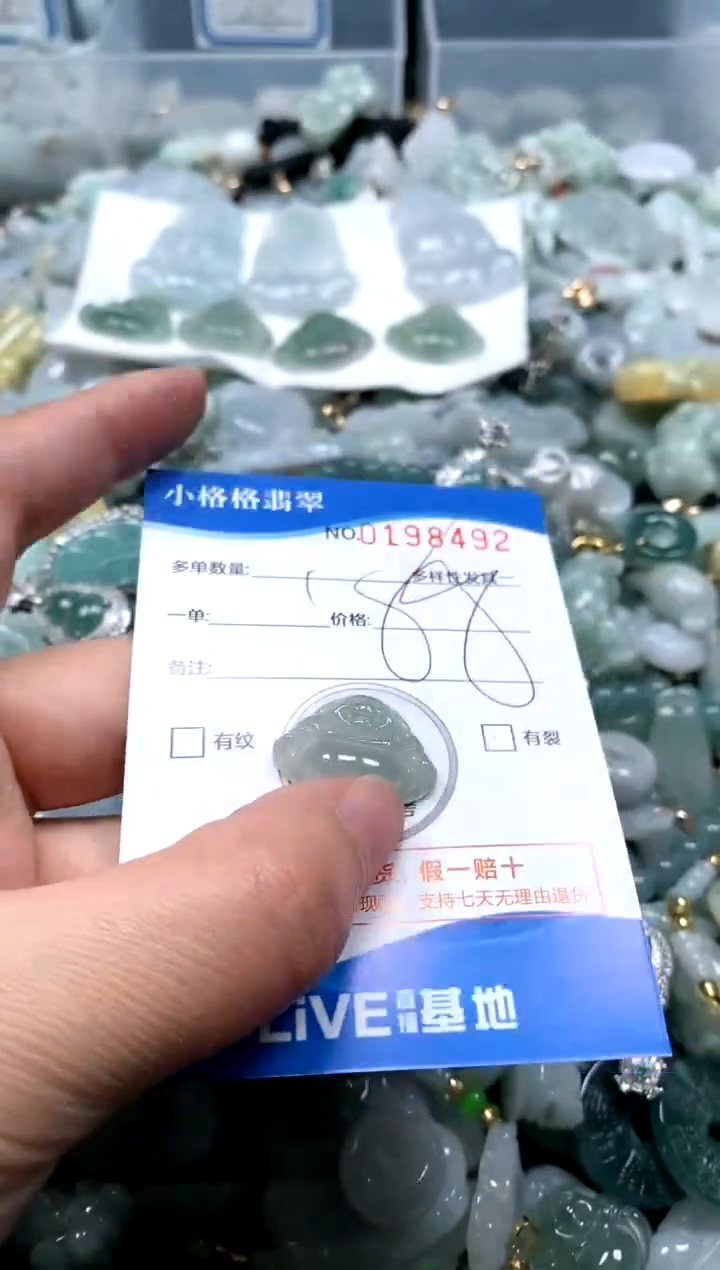 【闪购商品】翡翠颈饰未镶嵌闪购商品0198492