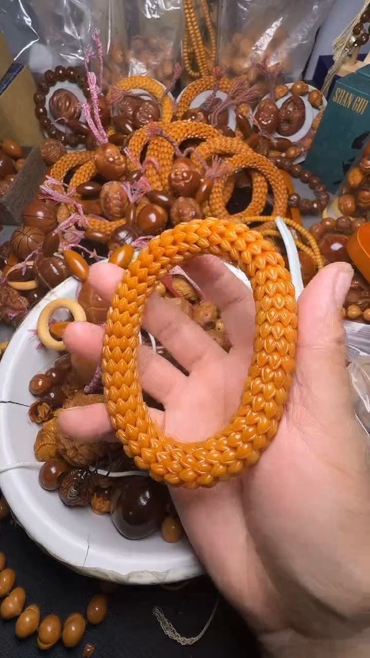 手串橄榄核猴头莲花