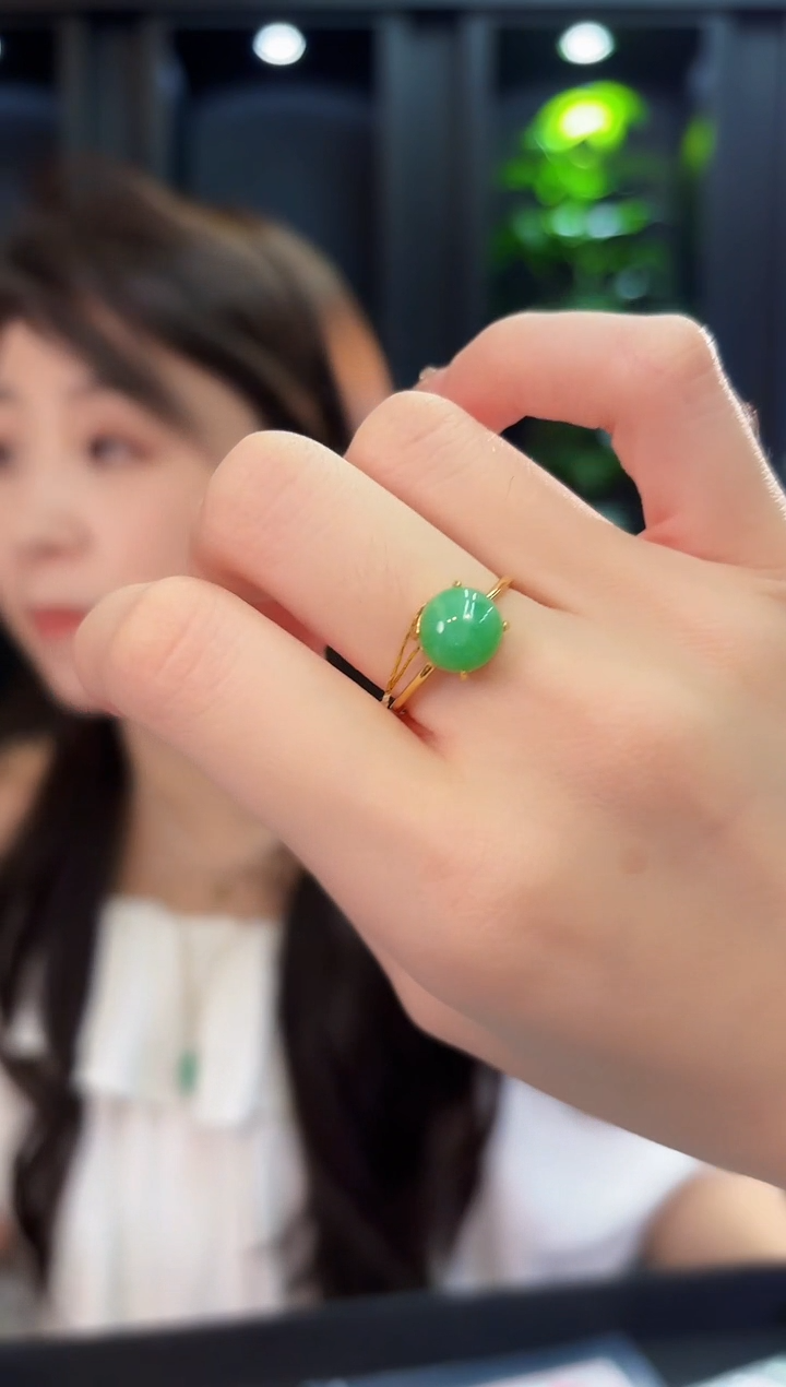 翡翠戒指未镶嵌缅料A货/多样性发货/一件