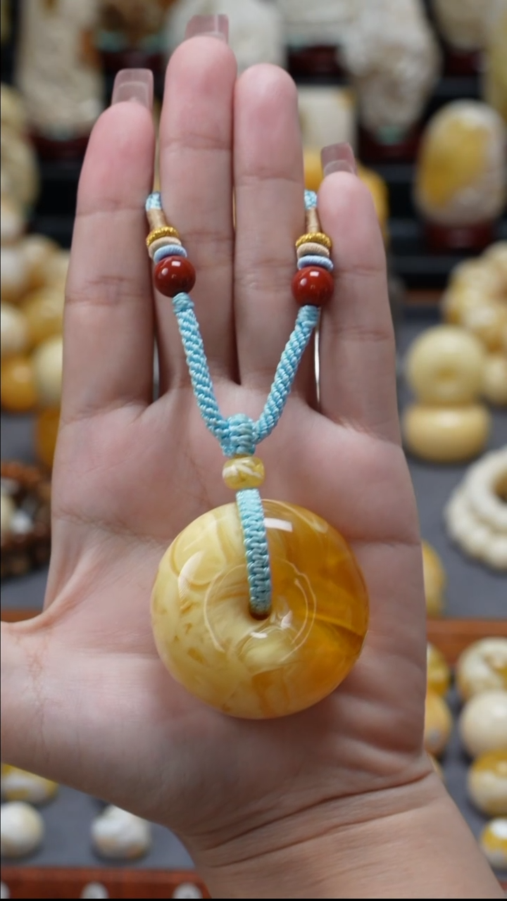 裸石琥珀未镶嵌原矿天然琥珀蜜蜡