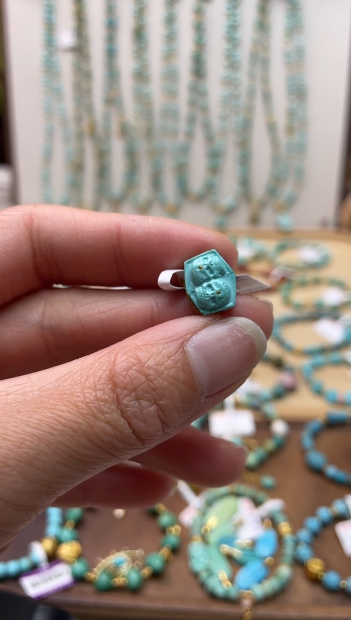 【闪购商品】绿松石珠宝奇石未镶嵌52