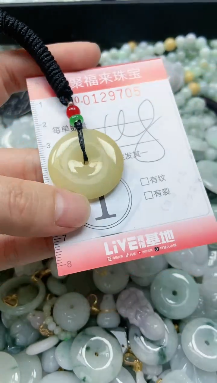 翡翠未镶嵌颈饰闪购0129705