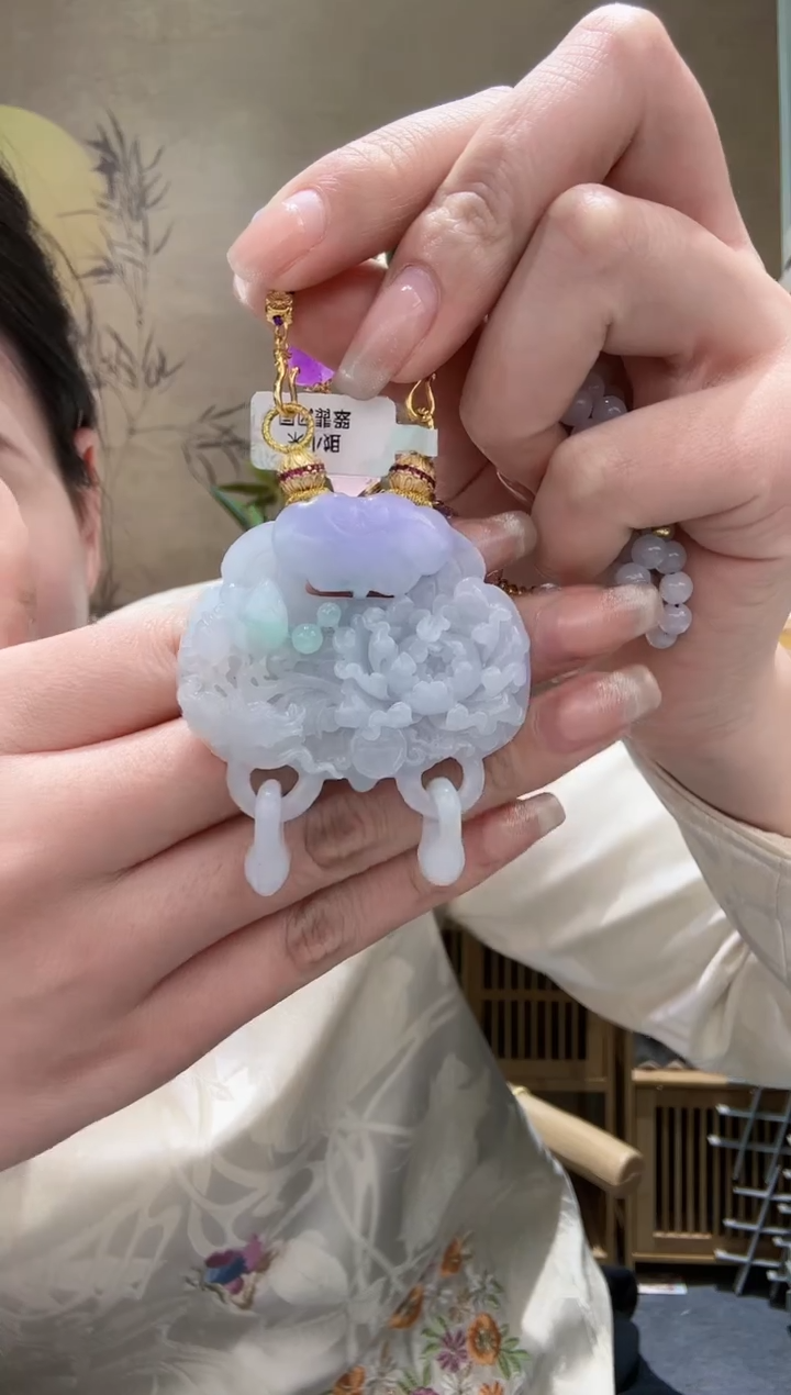 【闪购商品】翡翠耳饰未镶嵌吊坠